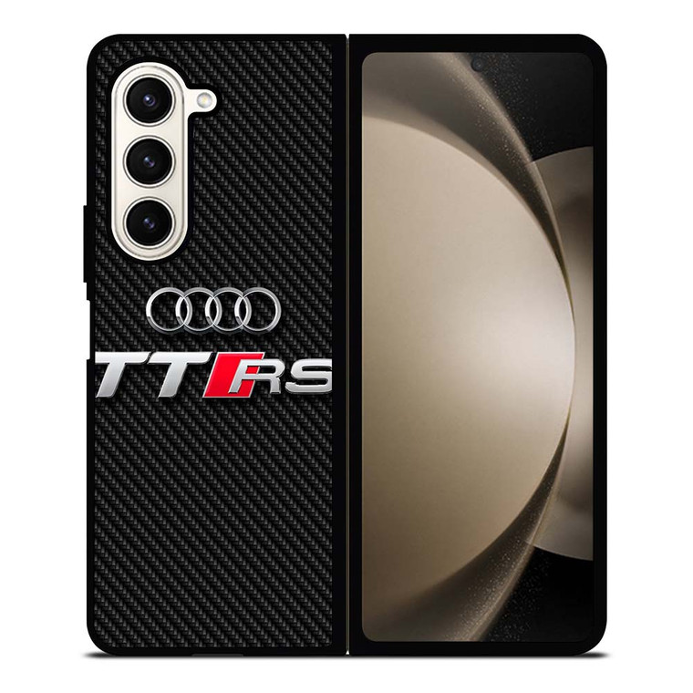 AUDI TT RS CARBON LOGO Samsung Galaxy Z Fold 5 Case Cover