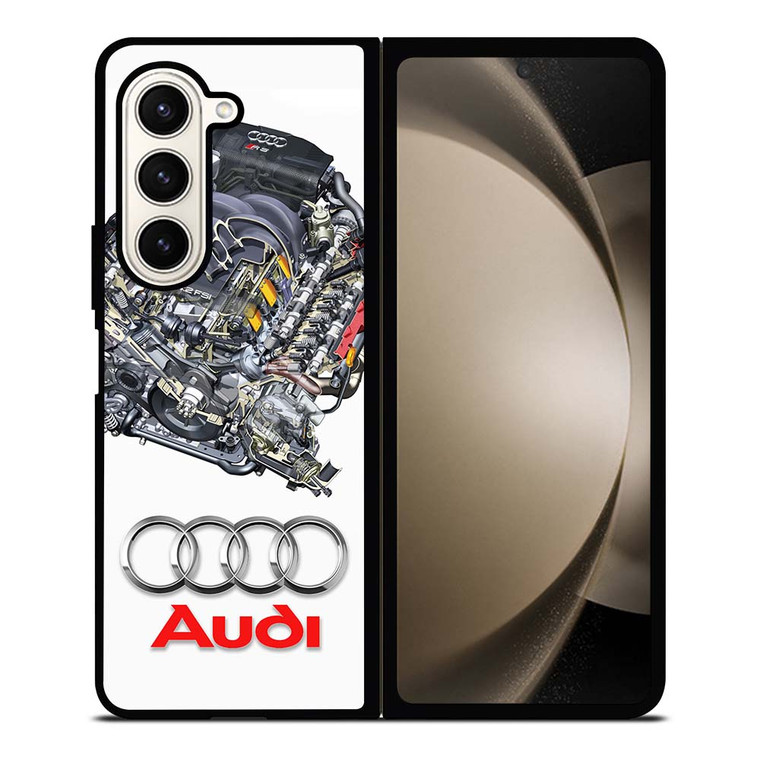AUDI V8 FSI ENGINE LOGO Samsung Galaxy Z Fold 5 Case Cover