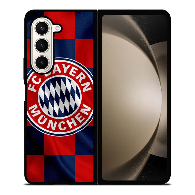 BAYERN MUNCHEN FC FLAG LOGO Samsung Galaxy Z Fold 5 Case Cover