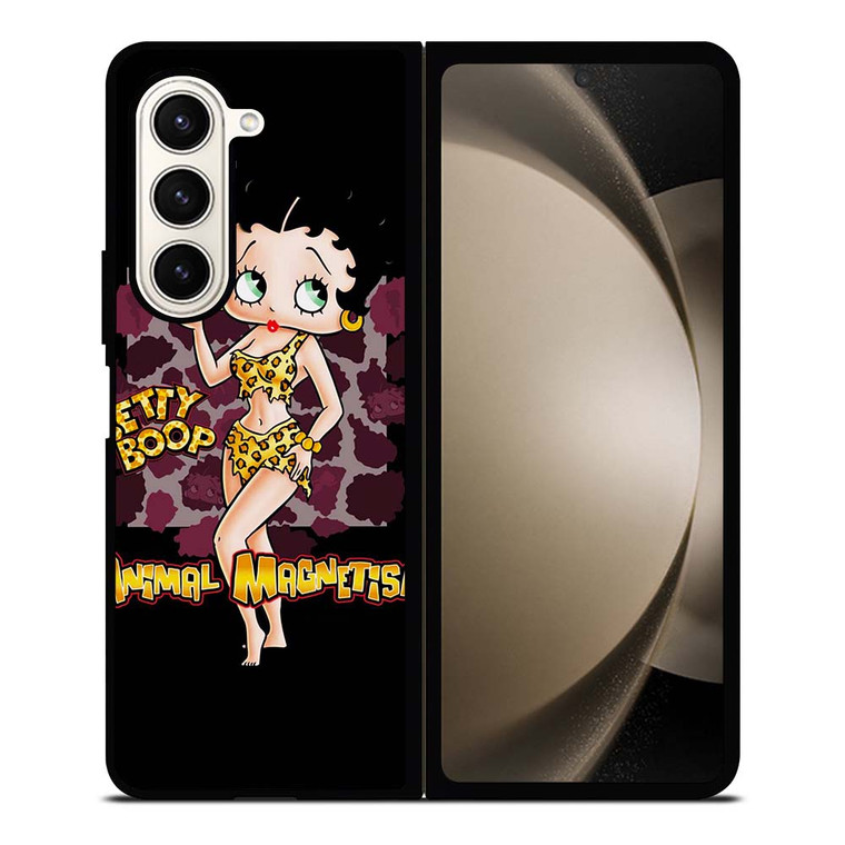 BETTY BOOP LEOPARD Samsung Galaxy Z Fold 5 Case Cover