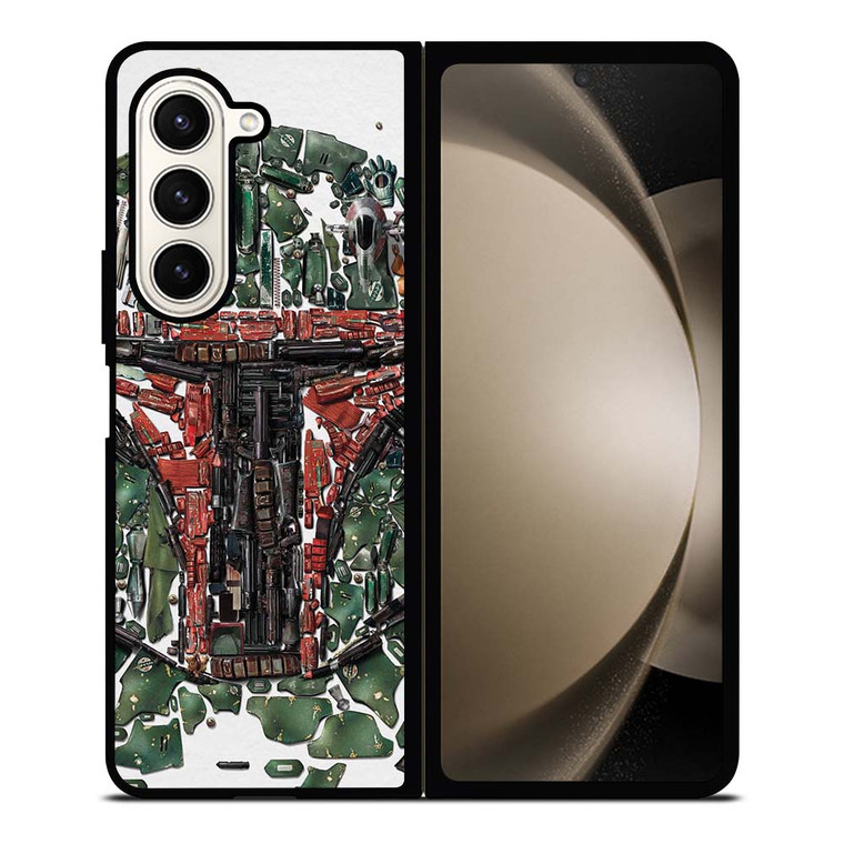 BOBA FETT STAR WARS MOZAIC Samsung Galaxy Z Fold 5 Case Cover