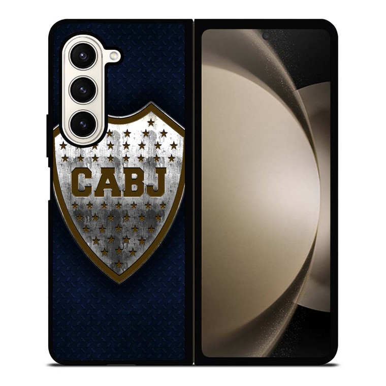 BOCA JUNIORS FC METAL LOGO Samsung Galaxy Z Fold 5 Case Cover