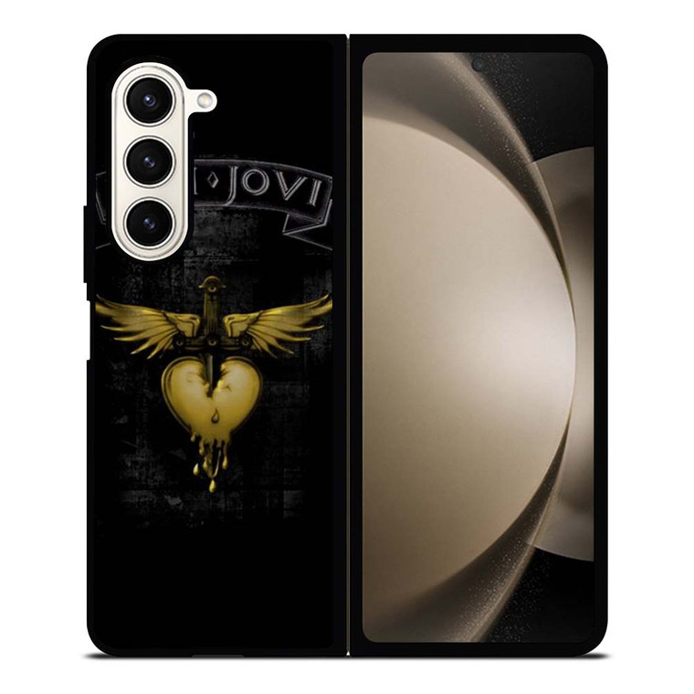 BON JOVI BAND GOLD LOGO Samsung Galaxy Z Fold 5 Case Cover