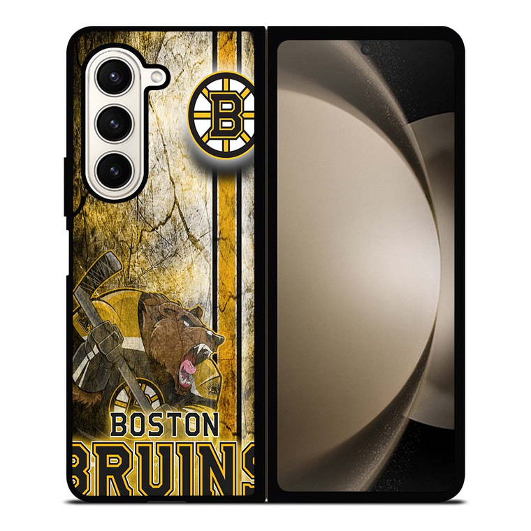 BOSTON BRUINS HOCKEY TEAM LOGO Samsung Galaxy Z Fold 5 Case Cover