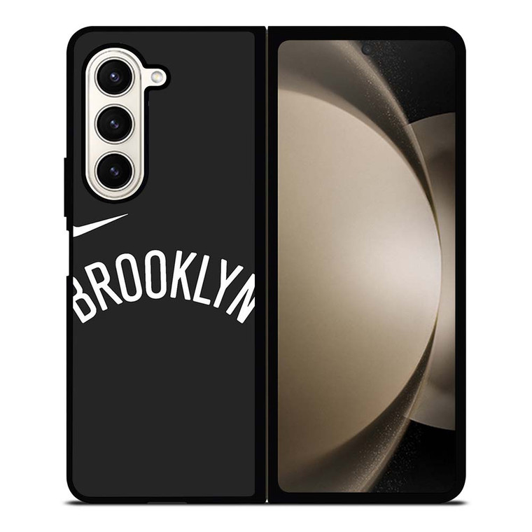 BROOKLYN NETS NIKE WORDMARK Samsung Galaxy Z Fold 5 Case Cover