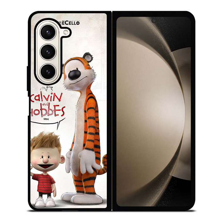 CALVIN AND HOBBES 3D Samsung Galaxy Z Fold 5 Case Cover