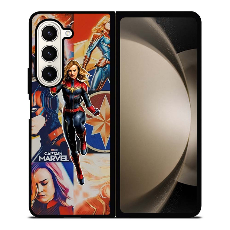 CAPTAIN MARVEL SUPER HERO COLLAGE Samsung Galaxy Z Fold 5 Case Cover