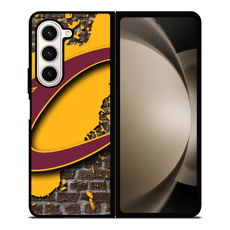 CLEVELAND CAVALIERS WALL SPLASH Samsung Galaxy Z Fold 5 Case Cover