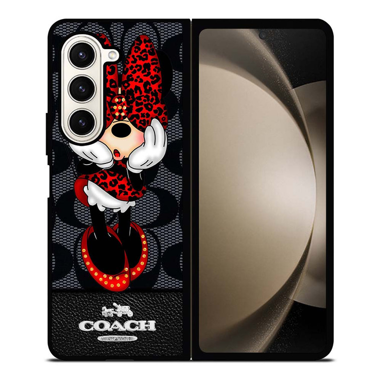 COACH MINNIE MOUSE 2 Samsung Galaxy Z Fold 5 Case Cover