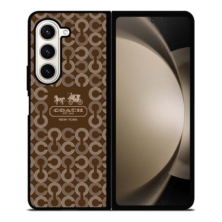 COACH NEW YORK 1941 Samsung Galaxy Z Fold 5 Case Cover