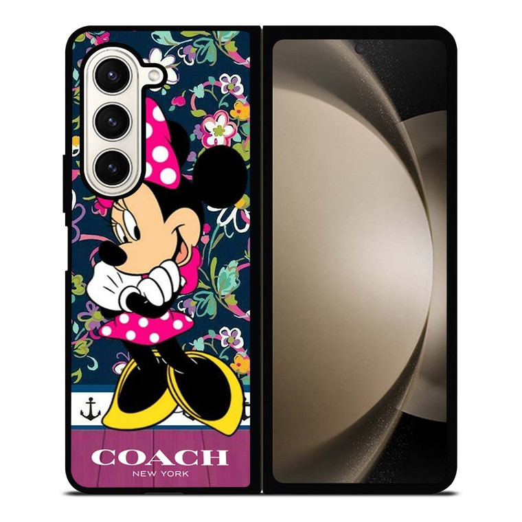 COACH NEW YORK CUTE MICKEY MOUSE Samsung Galaxy Z Fold 5 Case Cover