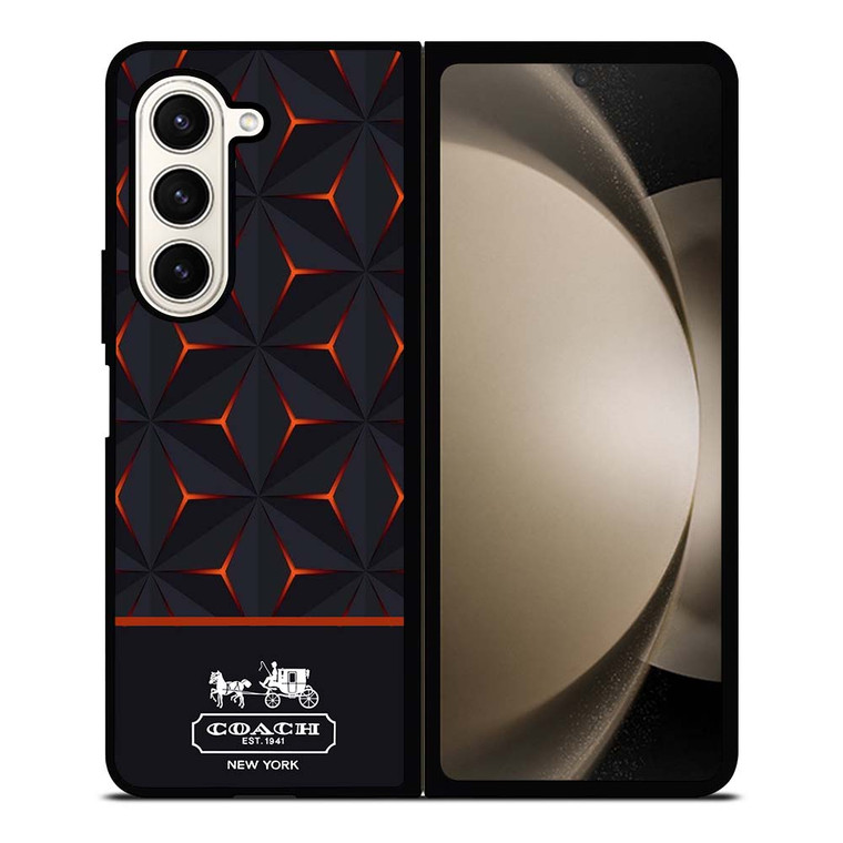 COACH NEW YORK PRISM Samsung Galaxy Z Fold 5 Case Cover
