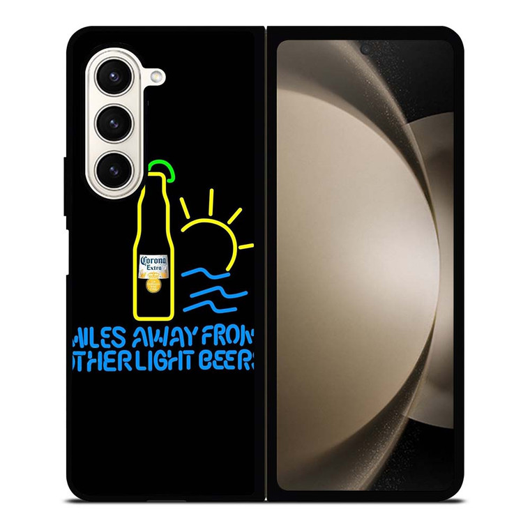 CORONA LIGHT BEER MILES AWAY Samsung Galaxy Z Fold 5 Case Cover
