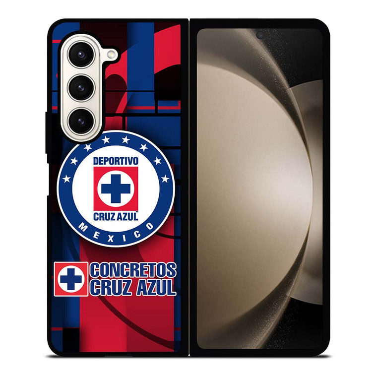CRUZ AZUL SOCCER LOGO Samsung Galaxy Z Fold 5 Case Cover