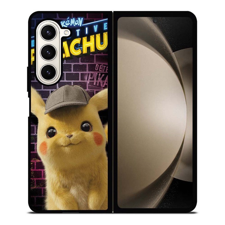 DETECTIVE PIKACHU CUTE POKEMON Samsung Galaxy Z Fold 5 Case Cover