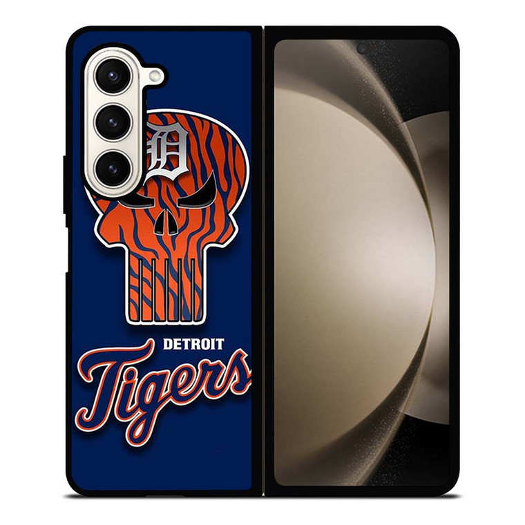 DETROIT TIGERS SKULL LOGO Samsung Galaxy Z Fold 5 Case Cover