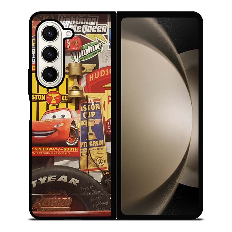DISNEY CARS MOVIE COLLAGE Samsung Galaxy Z Fold 5 Case Cover