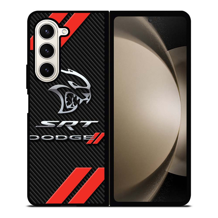 DODGE SRT CARBON LOGO Samsung Galaxy Z Fold 5 Case Cover