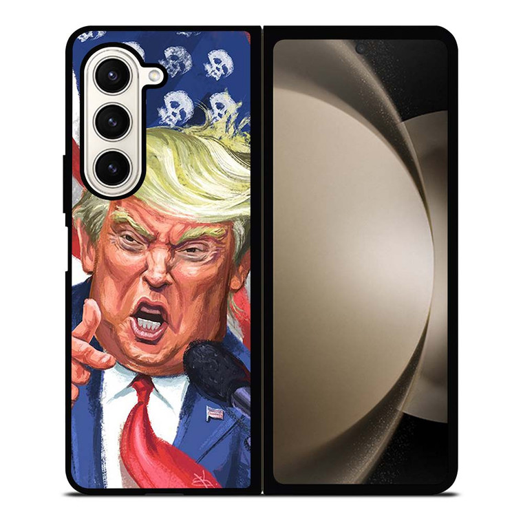 DONALD TRUMP ART  Samsung Galaxy Z Fold 5 Case Cover