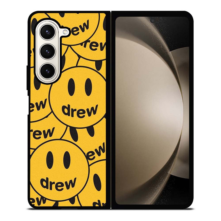 DREW SMILEY FACE PATTERN Samsung Galaxy Z Fold 5 Case Cover