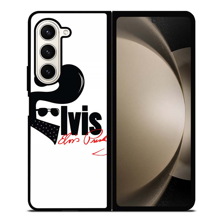 ELVIS PRESLEY SILHOUETTE Samsung Galaxy Z Fold 5 Case Cover ELVIS PRESLEY SILHOUETTE Samsung Galaxy Z Fold 5 Case Cover