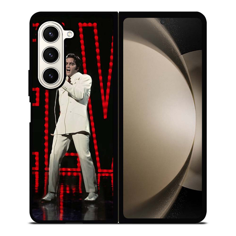 ELVIS PRESLEY THE KING SINGER Samsung Galaxy Z Fold 5 Case Cover ELVIS PRESLEY THE KING SINGER Samsung Galaxy Z Fold 5 Case Cover
