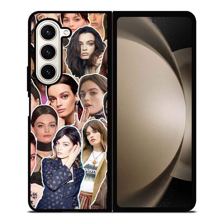 EMMA MACKEY FACE COLLAGE Samsung Galaxy Z Fold 5 Case Cover