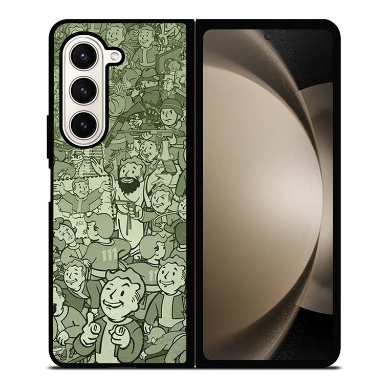 FALLOUT VAULT BOY ALL CHARACTER  Samsung Galaxy Z Fold 5 Case Cover