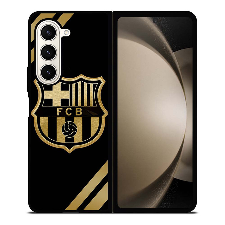FC BARCELONA GOLD LOGO Samsung Galaxy Z Fold 5 Case Cover