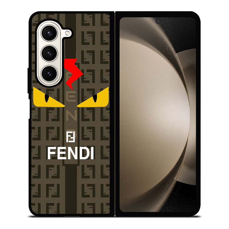 FENDI ROMA EYES LOGO Samsung Galaxy Z Fold 5 Case Cover