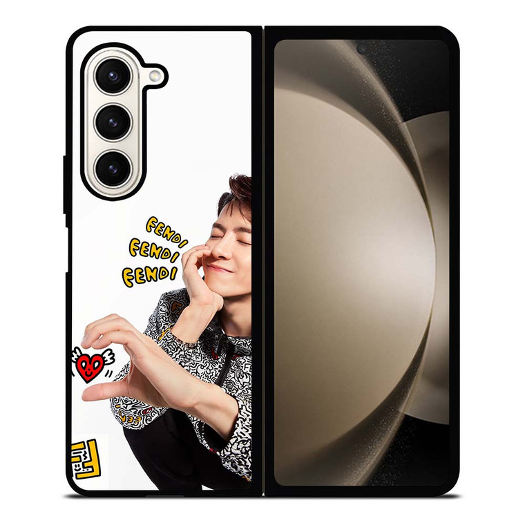 FENDI ROMA JACKSON WANG GOT7 Samsung Galaxy Z Fold 5 Case Cover