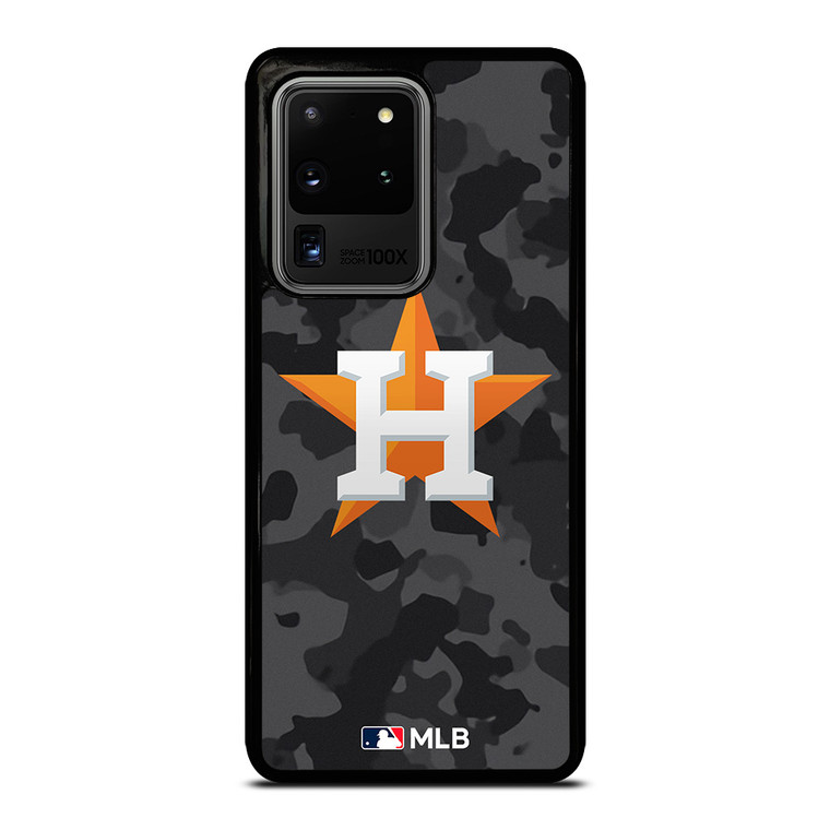 HOUSTON ASTROS BASEBALL BLACK CAMO Samsung Galaxy S20 Ultra Case Cover