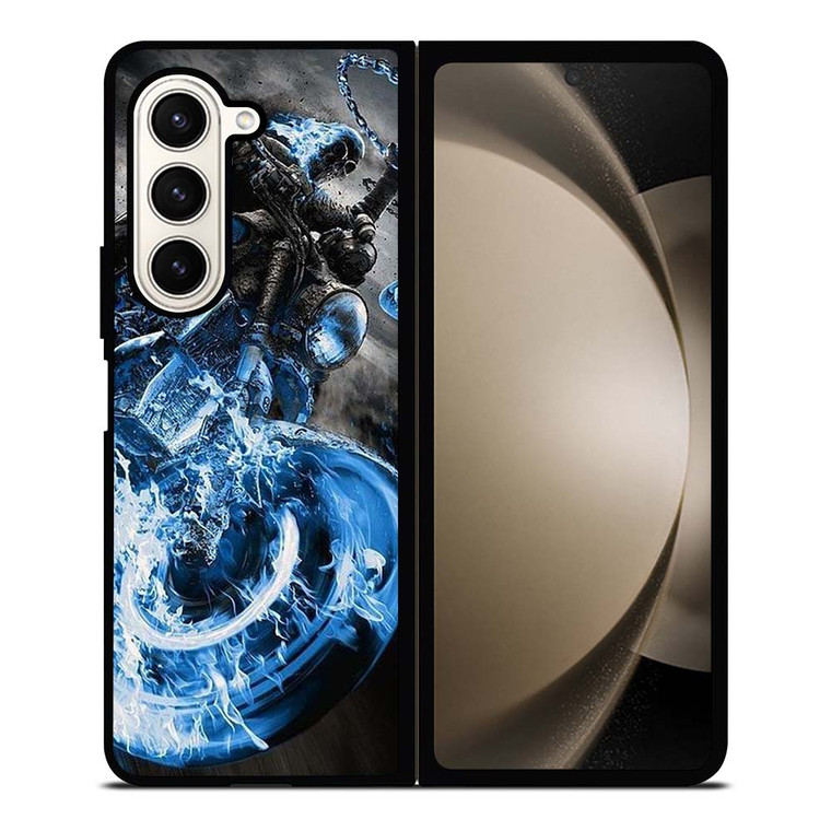 GHOST RIDER BLUE FIRE Samsung Galaxy Z Fold 5 Case Cover