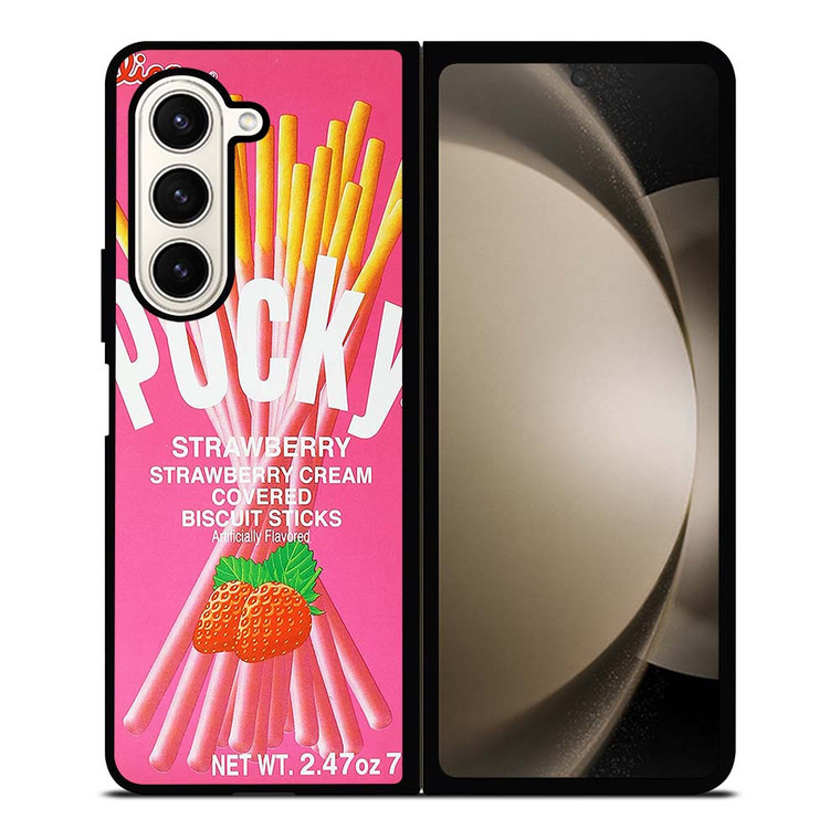 GLICO POCKY STRAWBERRY Samsung Galaxy Z Fold 5 Case Cover