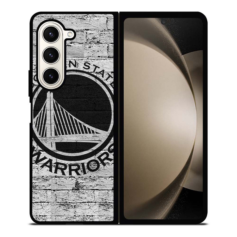 GOLDEN STATE WARRIORS WHITE BRICK Samsung Galaxy Z Fold 5 Case Cover