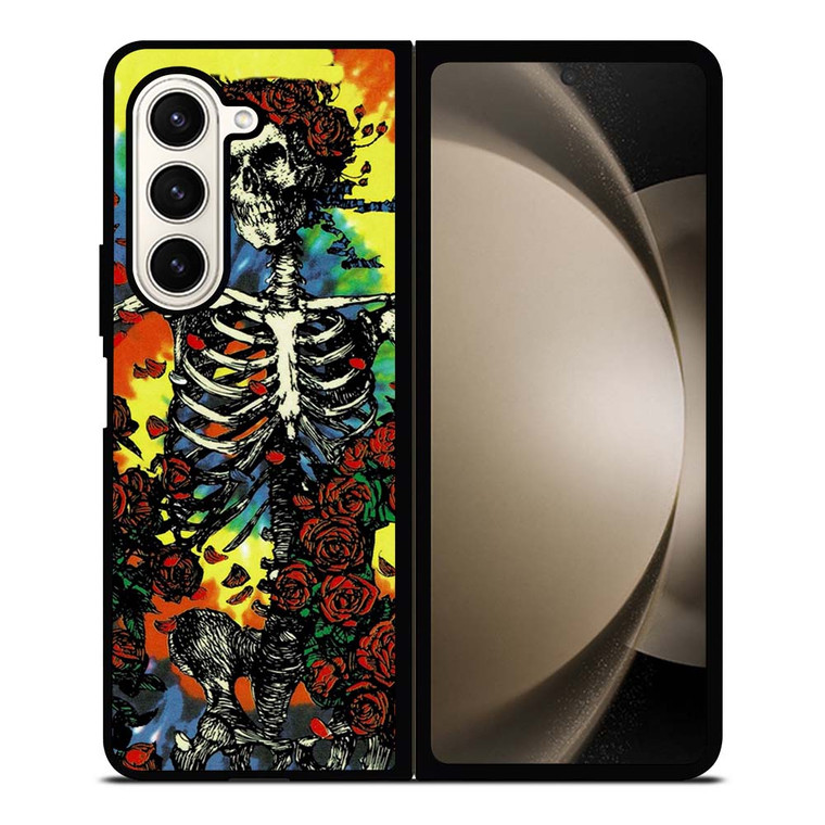GRATEFUL DEAD SKULL AND ROSE NEW Samsung Galaxy Z Fold 5 Case Cover