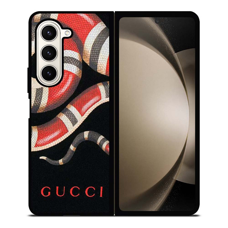 GUCCI SNAKE LEATHER Samsung Galaxy Z Fold 5 Case Cover
