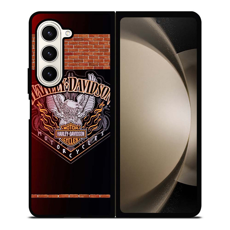 HARLEY DAVIDSON EAGLE BADGE Samsung Galaxy Z Fold 5 Case Cover