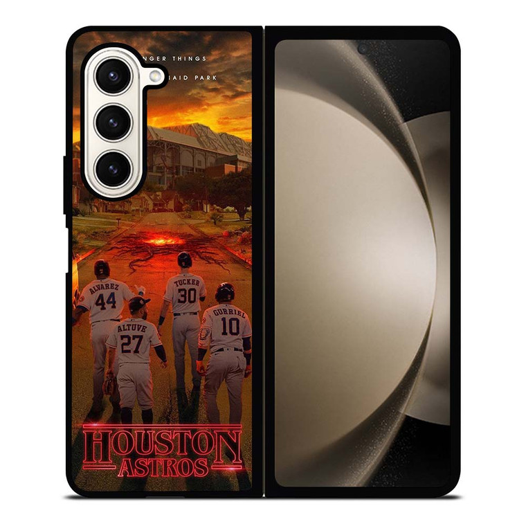 HOUSTON ASTROS STRANGER THINK Samsung Galaxy Z Fold 5 Case Cover