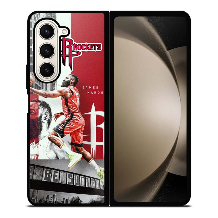 HOUSTON ROCKETS JAMES HARDEN 13 NBA Samsung Galaxy Z Fold 5 Case Cover