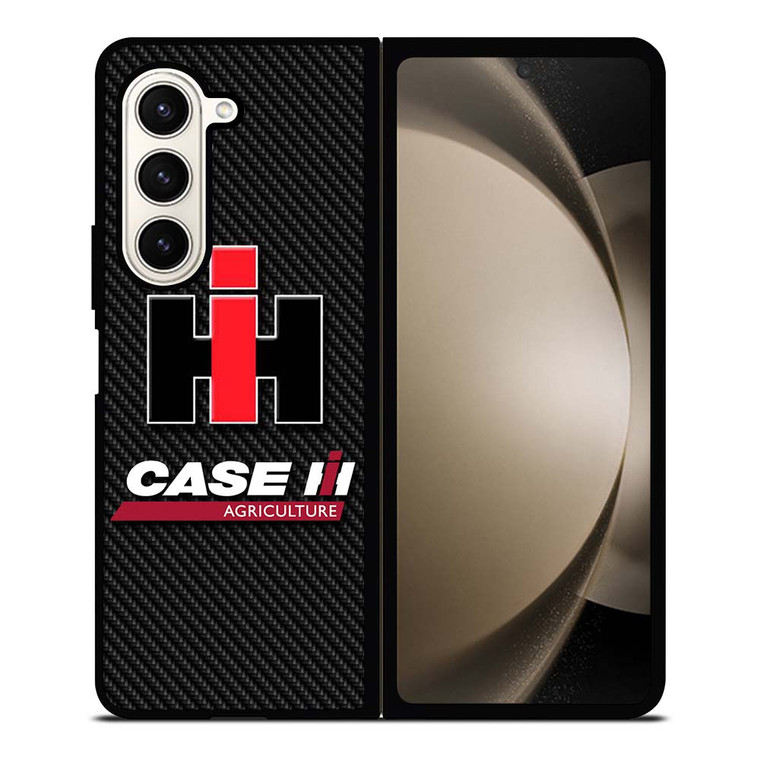 INTERNATIONAL HARVESTER IH FARMALL CARBON LOGO Samsung Galaxy Z Fold 5 Case Cover