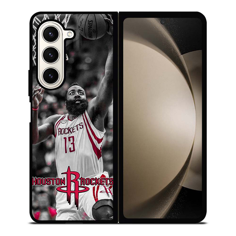 JAMES HARDEN DUNK HOUSTON ROCKETS Samsung Galaxy Z Fold 5 Case Cover