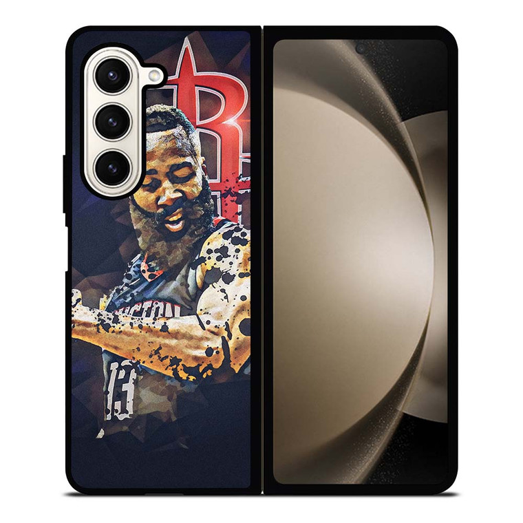 JAMES HARDEN HOUSTON ROCKET ART Samsung Galaxy Z Fold 5 Case Cover