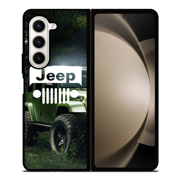 JEEP IN JUNGLE Samsung Galaxy Z Fold 5 Case Cover