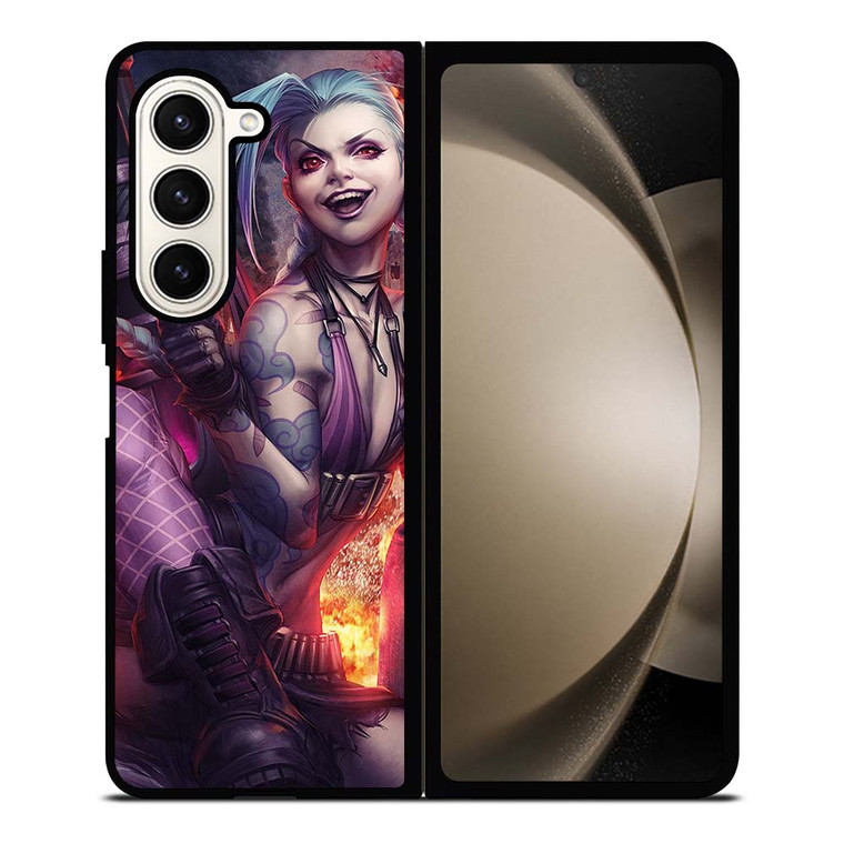 JINX LEAGUE OF LEGENDS 3 Samsung Galaxy Z Fold 5 Case Cover