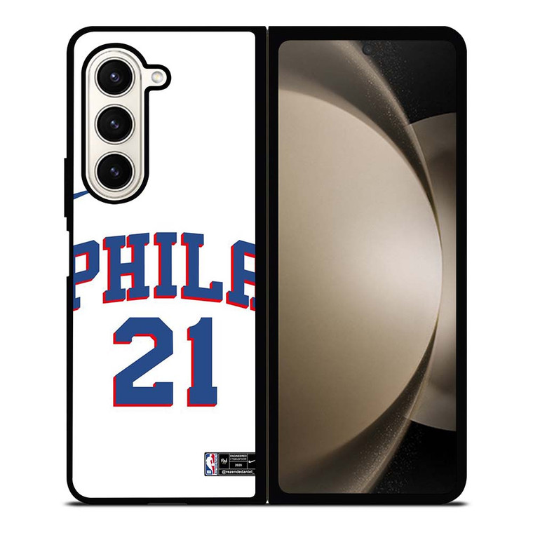 JOEL EMBIID PHILADELPHIA SIXERS KIT Samsung Galaxy Z Fold 5 Case Cover JOEL EMBIID PHILADELPHIA SIXERS KIT Samsung Galaxy Z Fold 5 Case Cover