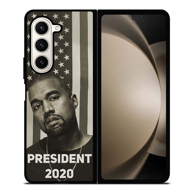 KANYE WEST 2020 USA PRESIDENT Samsung Galaxy Z Fold 5 Case Cover KANYE WEST 2020 USA PRESIDENT Samsung Galaxy Z Fold 5 Case Cover