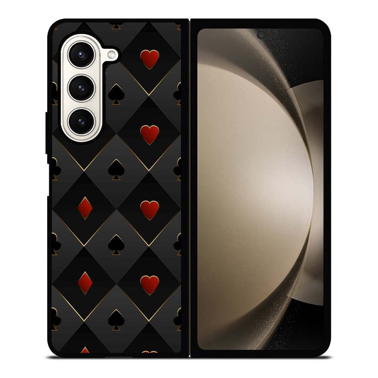 KATE SPADE LOGO BLACK COLLAGE Samsung Galaxy Z Fold 5 Case Cover