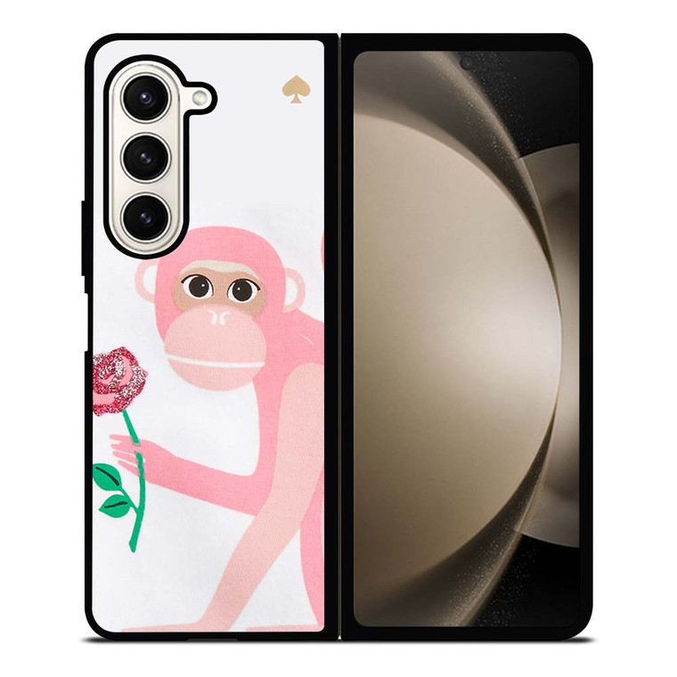 KATE SPADE MONKEY APPLIQUE Samsung Galaxy Z Fold 5 Case Cover