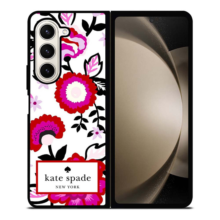 KATE SPADE NEW YORK FLOWER ART Samsung Galaxy Z Fold 5 Case Cover KATE SPADE NEW YORK FLOWER ART Samsung Galaxy Z Fold 5 Case Cover